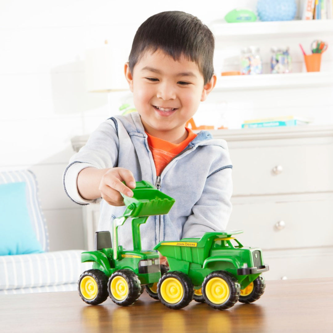 John Deere 15cm Sand Pit Vehicles - 2 Pack