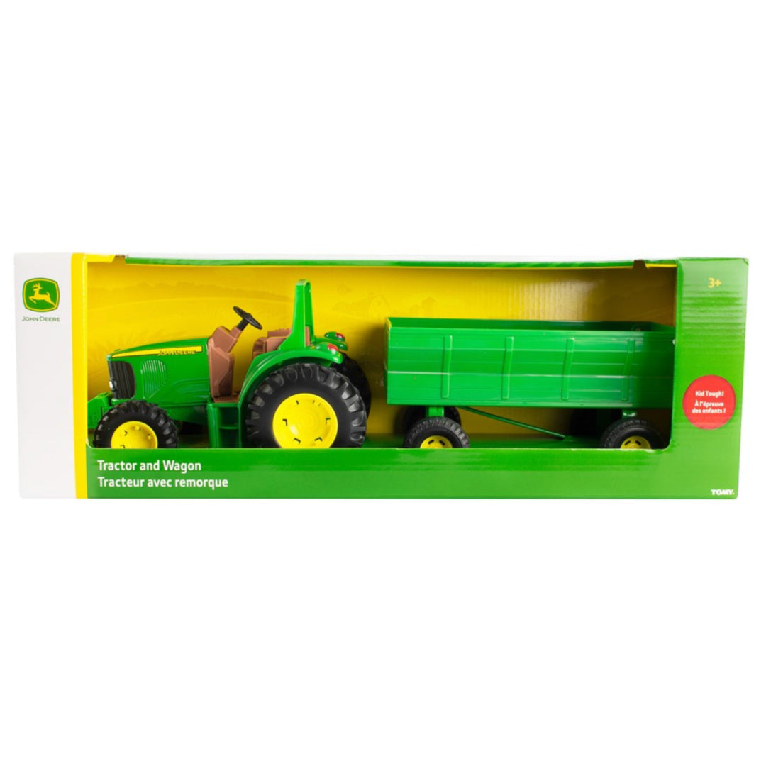John Deere 20cm Tractor with Wagon