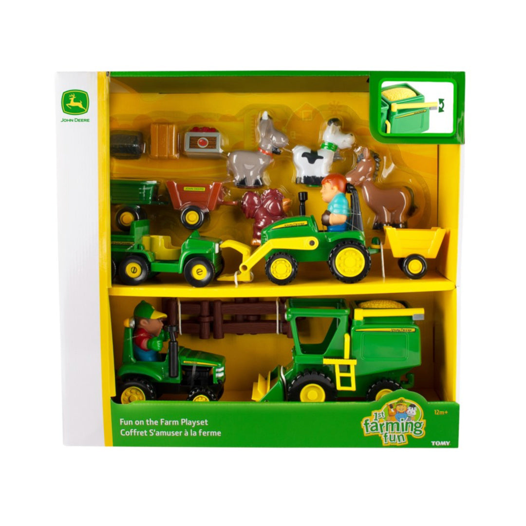 John Deere Fun on the Farm 20pc Playset (12m+)
