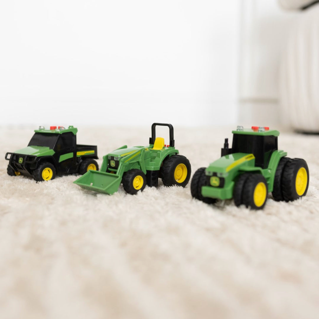 John Deere Lights &amp; Sound Mini Tractors 3-pack