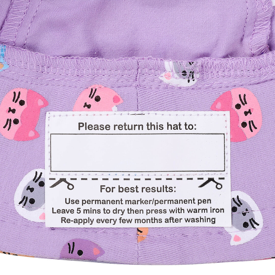 BEDHEAD KIDS PONYTAIL BUCKET HAT -  KITTY