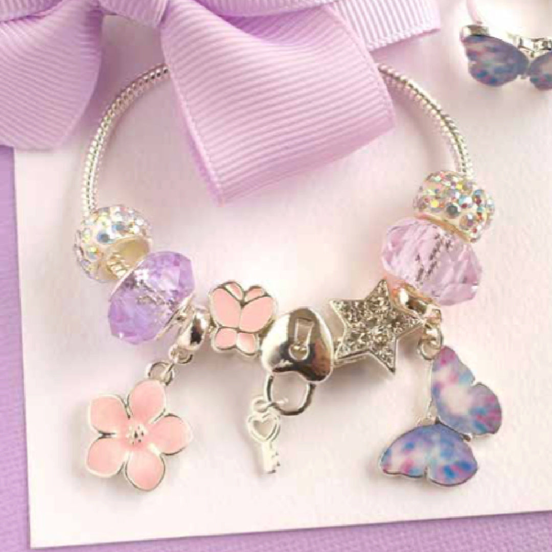 LAUREN HINKLEY BUTTERFLY MAGIC CHARM BRACELET