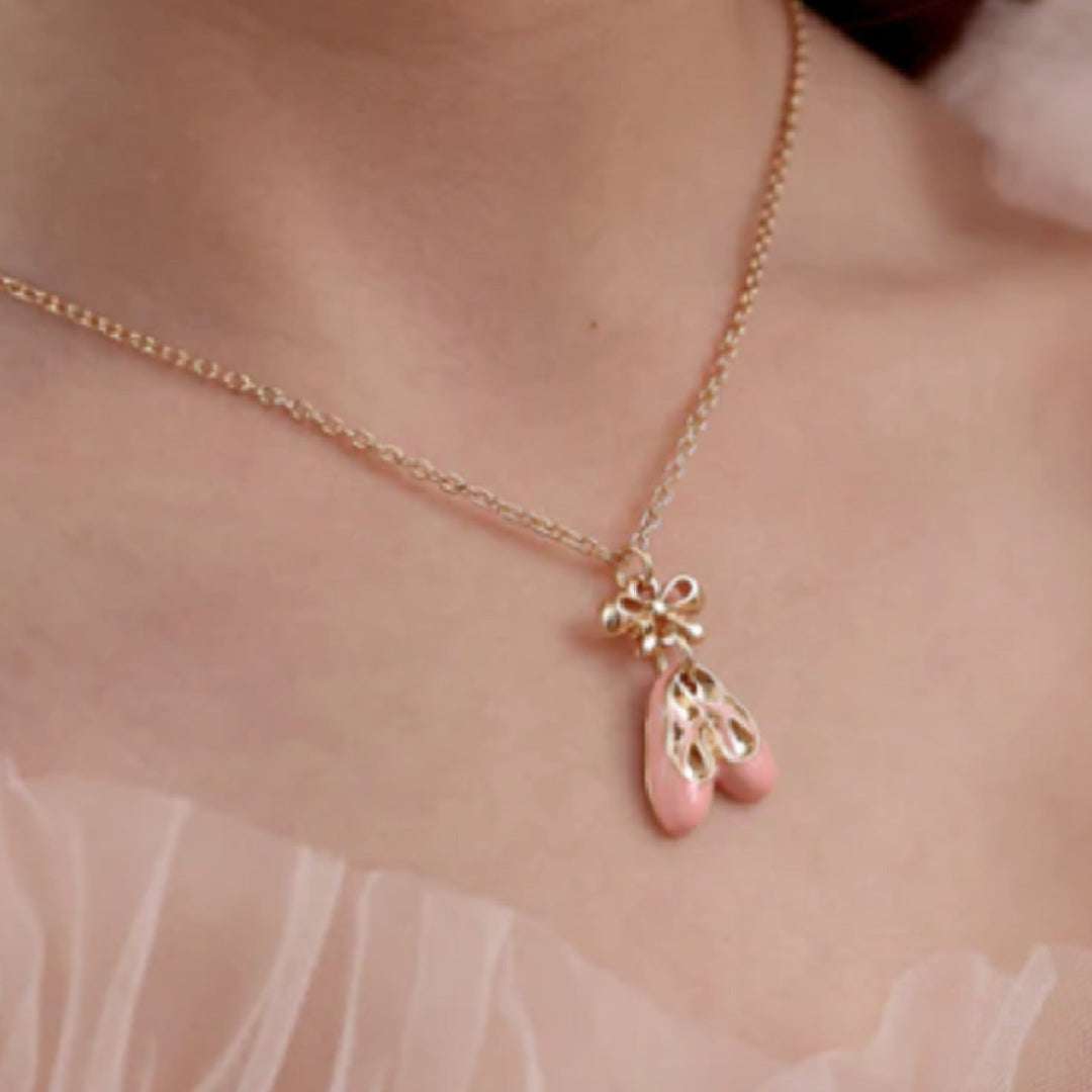 LAUREN HINKLEY BALLET SLIPPERS NECKLACE