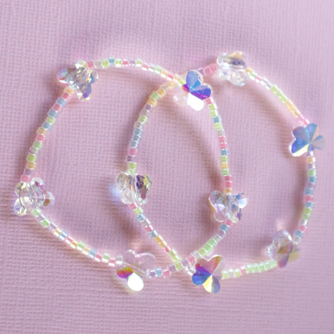 LAUREN HINKLEY CRYSTAL BUTTERFLY BFF BRACELET SET