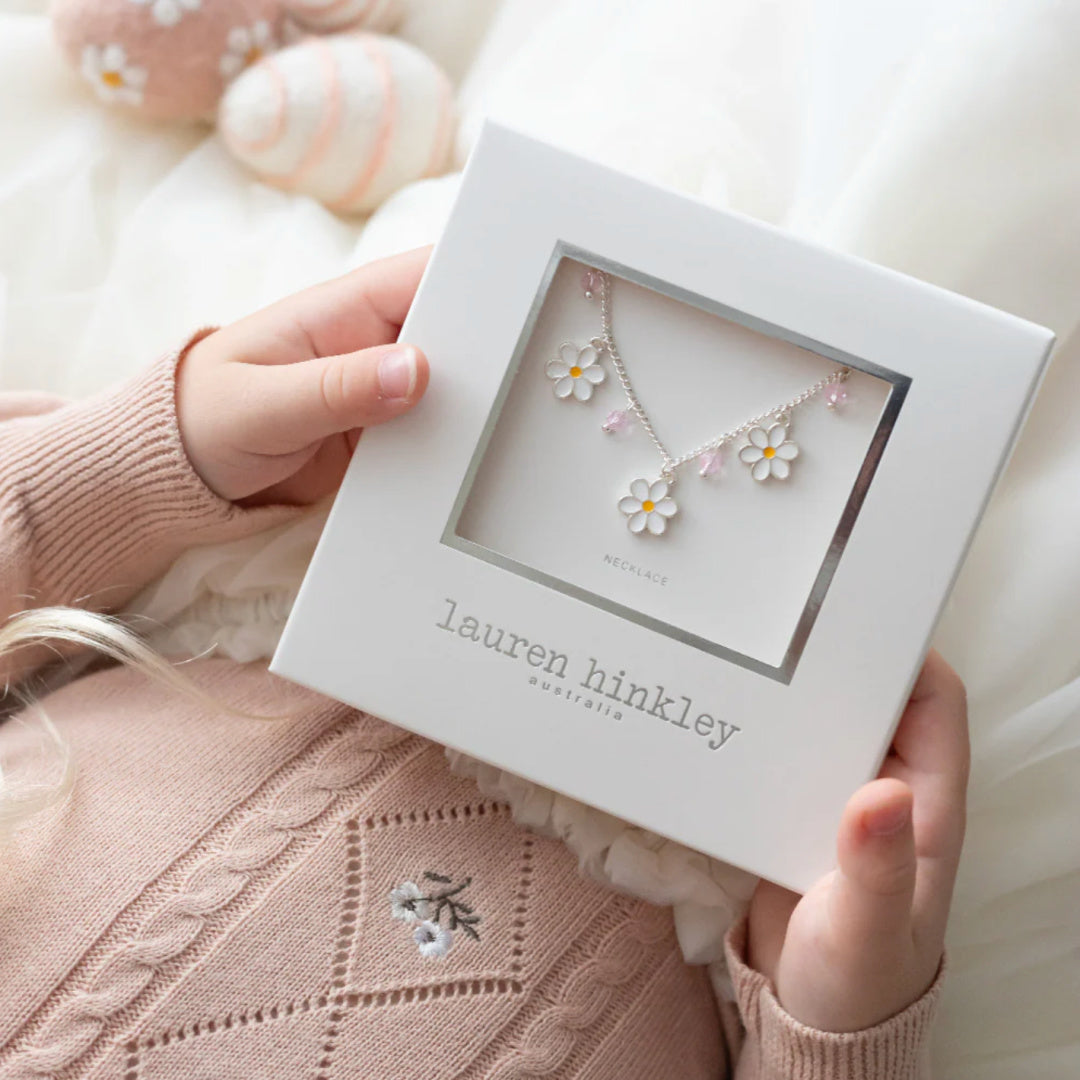 LAUREN HINKLEY DAISY CROWN NECKLACE