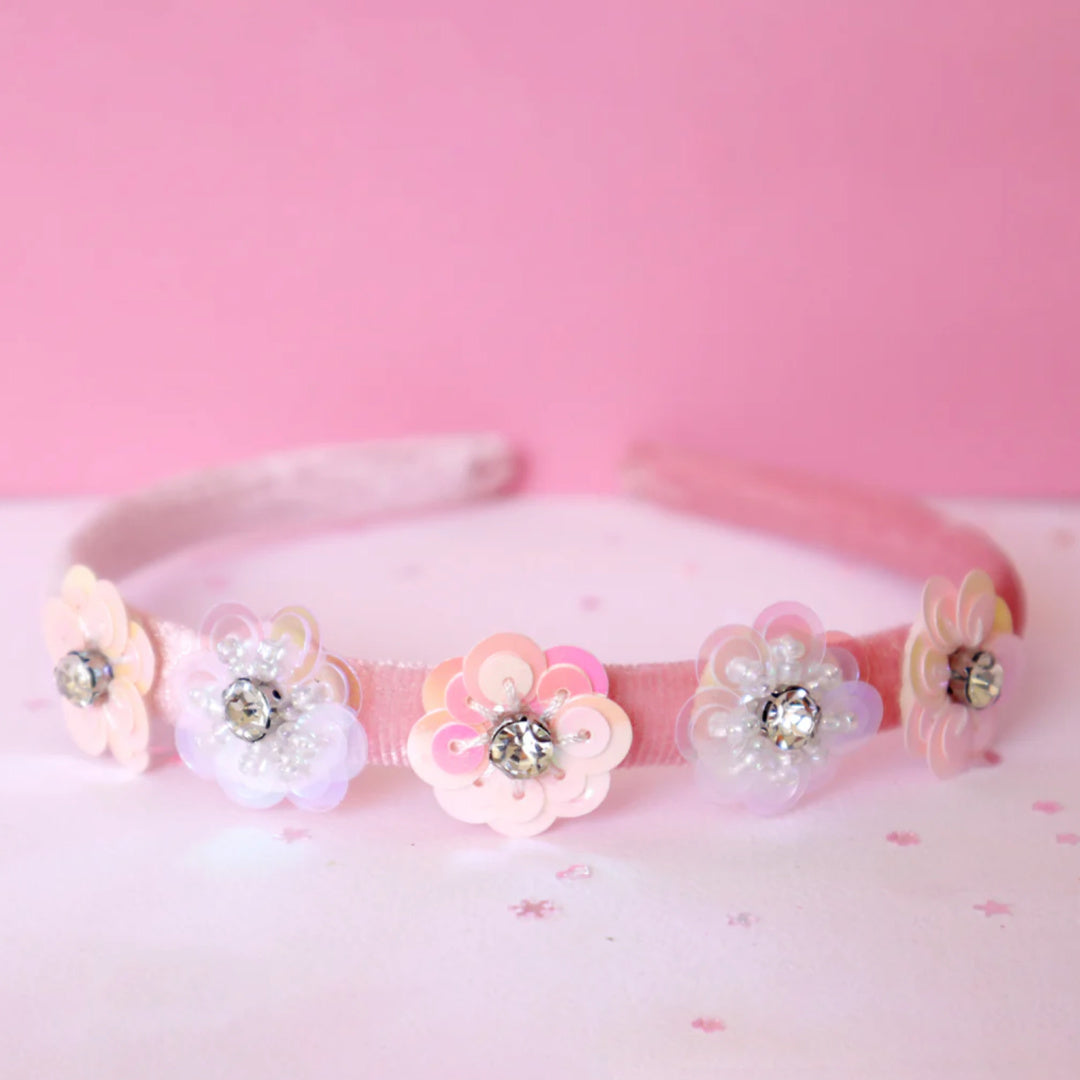 LAUREN HINKLEY JEWEL FLOWER HEADBAND