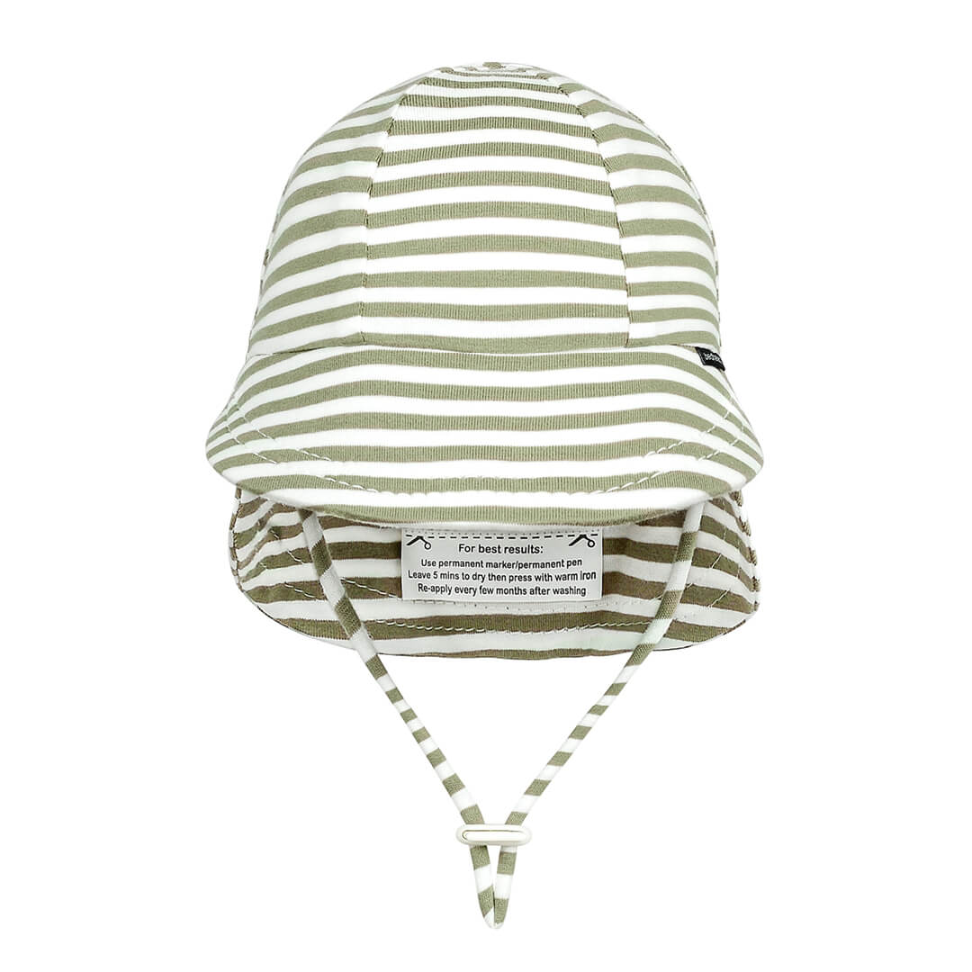 BEDHEAD BABY LEGIONNAIRE HAT - KHAKI STRIPE