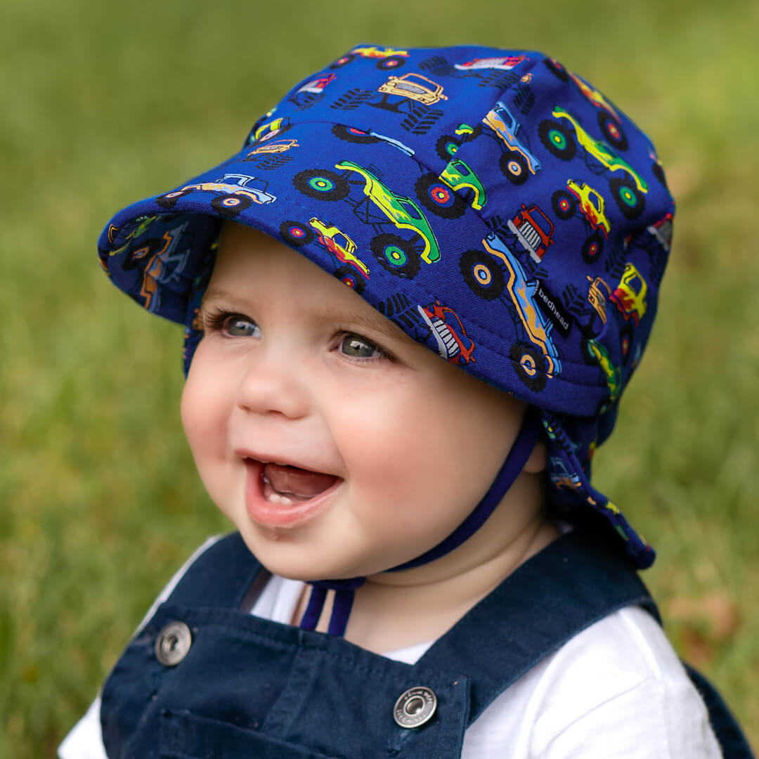 BEDHEAD BABY LEGIONNAIRE HAT - MONSTER TRUCKS