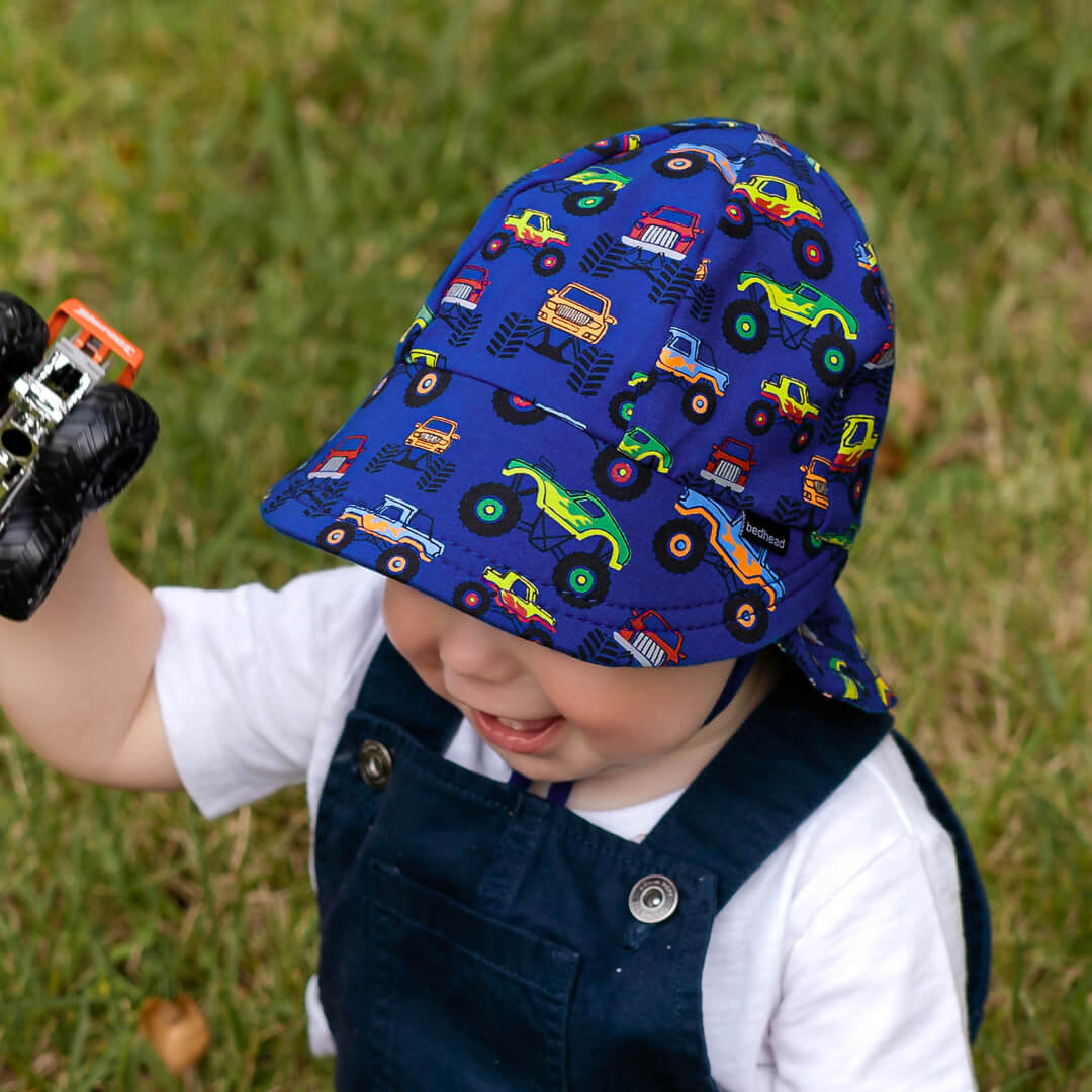 BEDHEAD BABY LEGIONNAIRE HAT - MONSTER TRUCKS