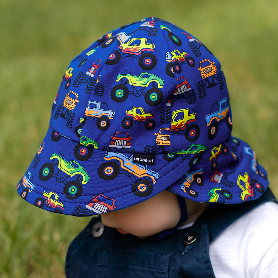 BEDHEAD BABY LEGIONNAIRE HAT - MONSTER TRUCKS