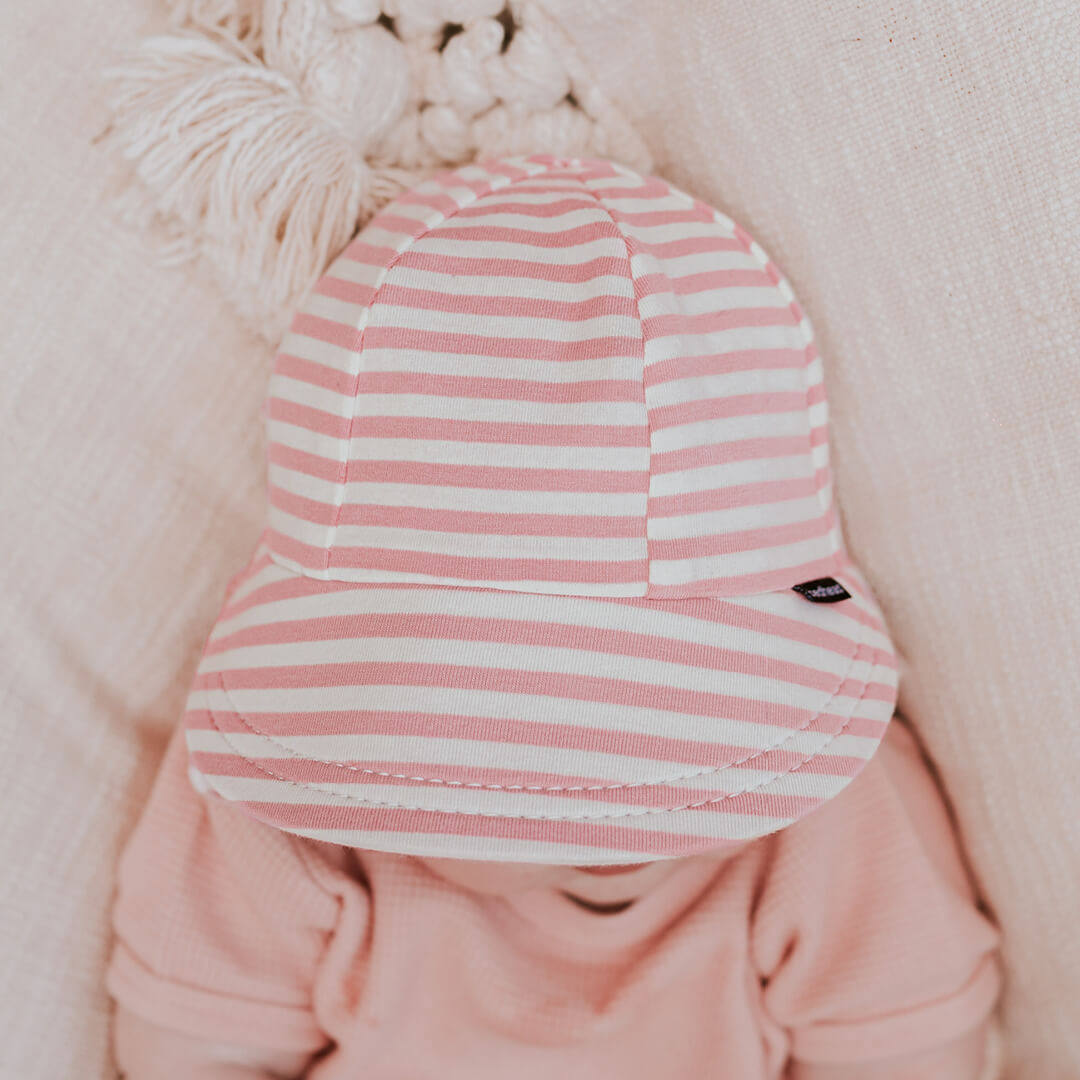BEDHEAD BABY LEGIONNAIRE HAT - PINK STRIPE