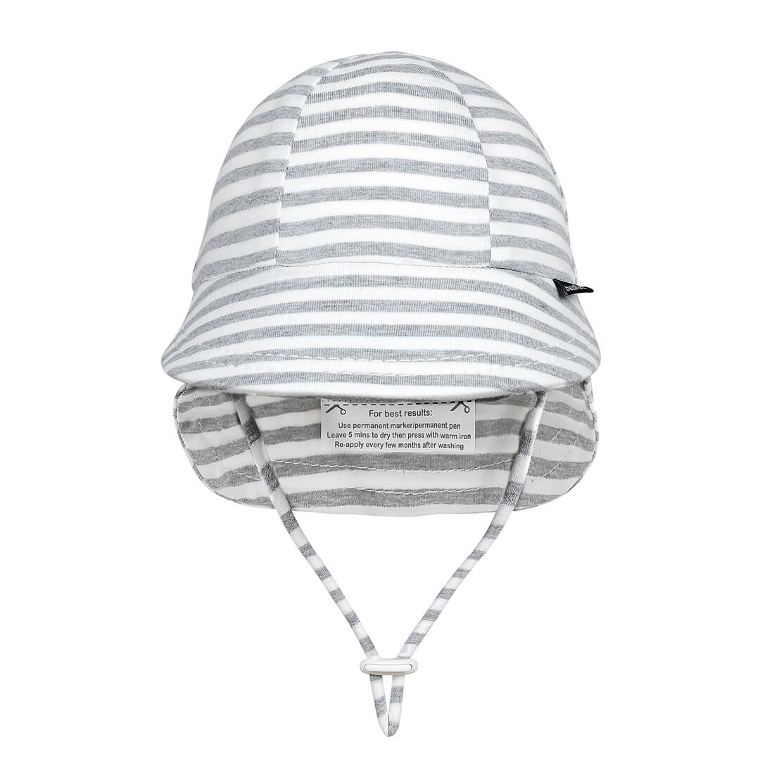 BEDHEAD BABY LEGIONNAIRE HAT - GREY STRIPE