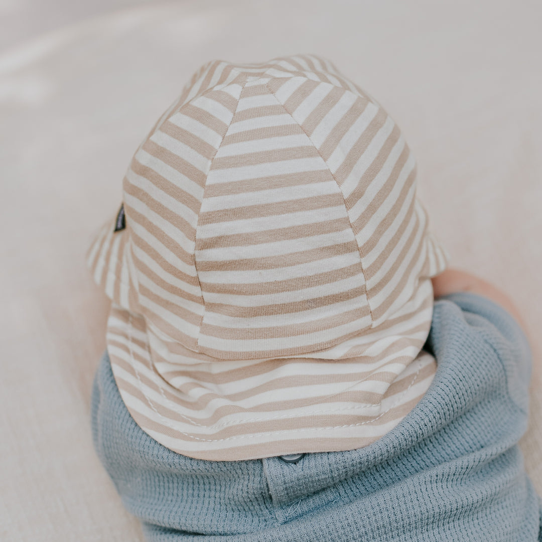 BEDHEAD BABY LEGIONNAIRE HAT - NATURAL STRIPE