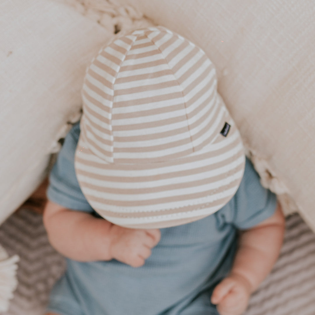BEDHEAD BABY LEGIONNAIRE HAT - NATURAL STRIPE