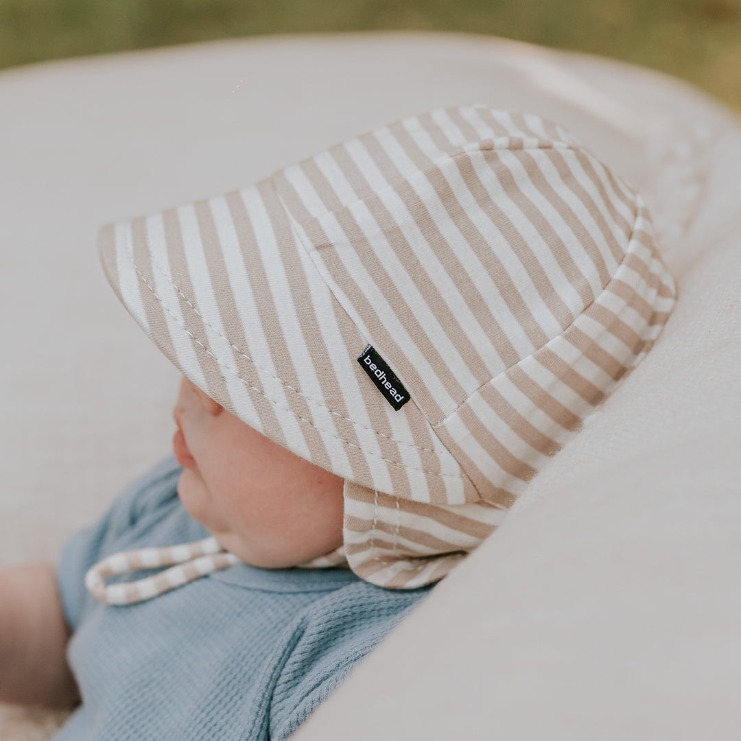 BEDHEAD BABY LEGIONNAIRE HAT - NATURAL STRIPE