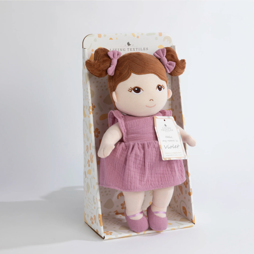 LIVING TEXTILES MY FIRST DOLL - VIOLET