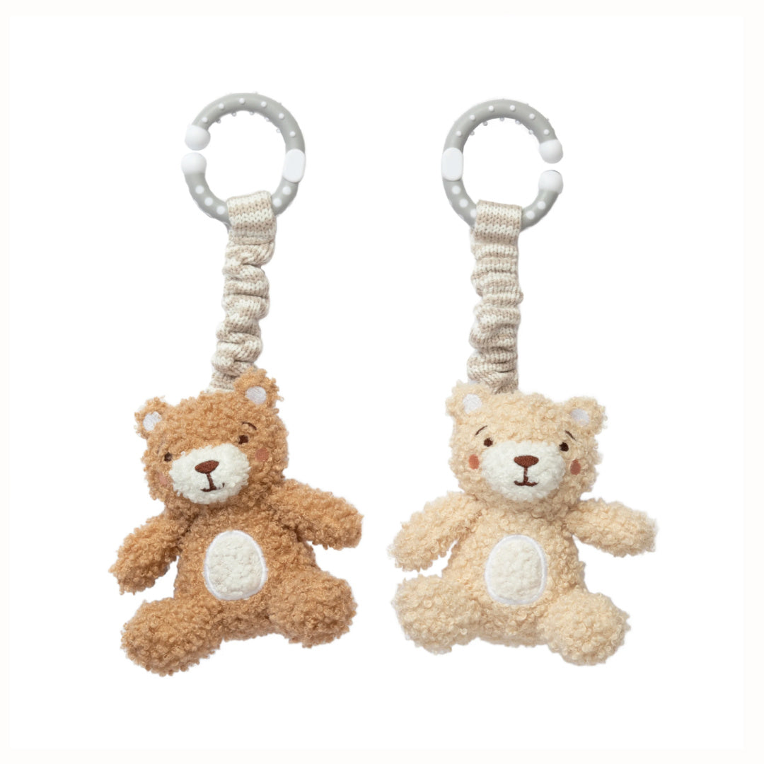 LIVING TEXTILES 2PK STROLLER TOY - CUDDLY BEARS
