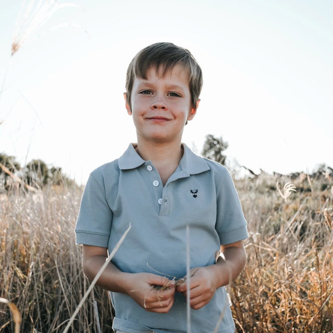 LOVE HENRY BOYS POLO SHIRT - BLUE
