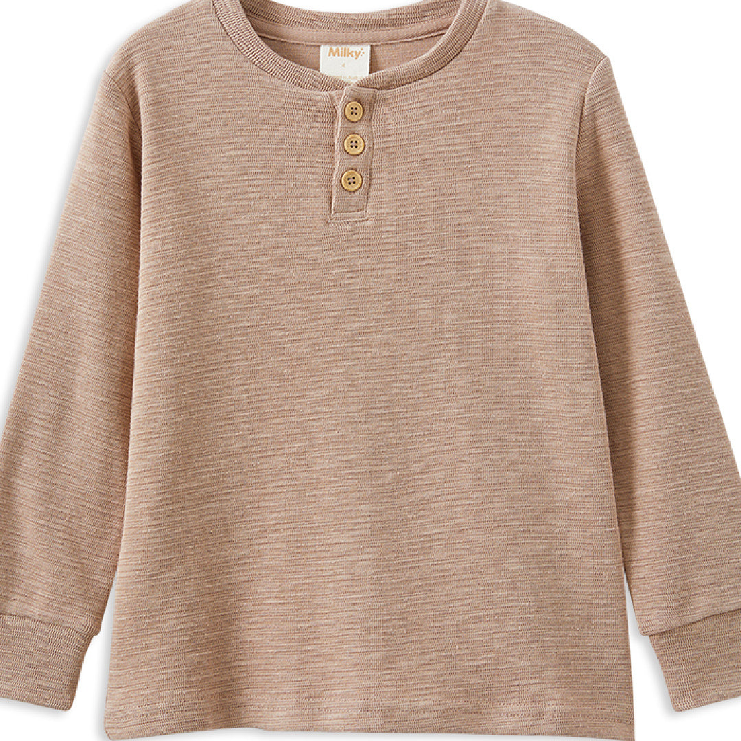 MILKY MOCHA HENLEY