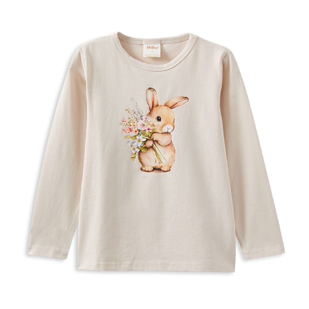 MILKY BUNNY BOUQUET TEE