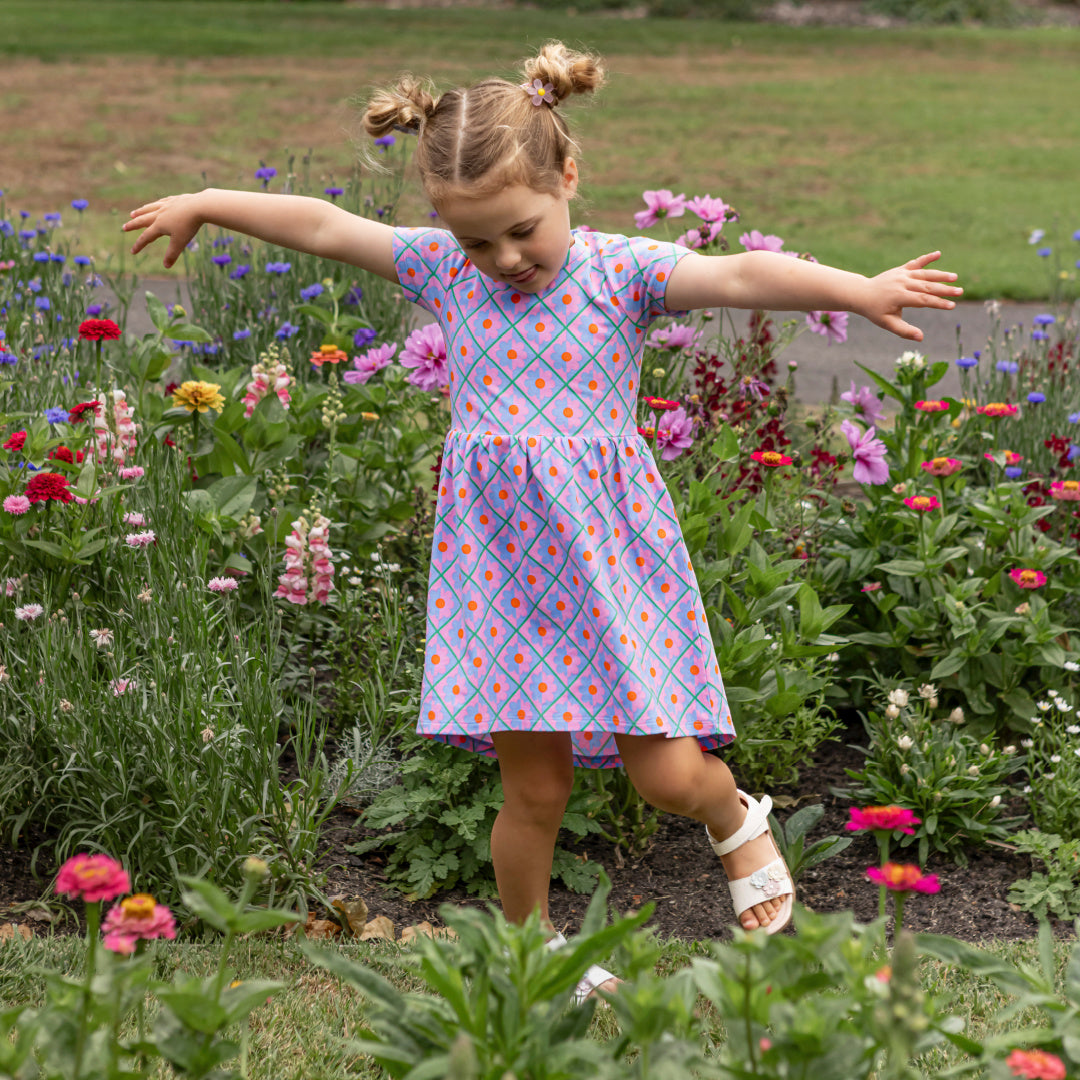 Milky Retro Pop Dress