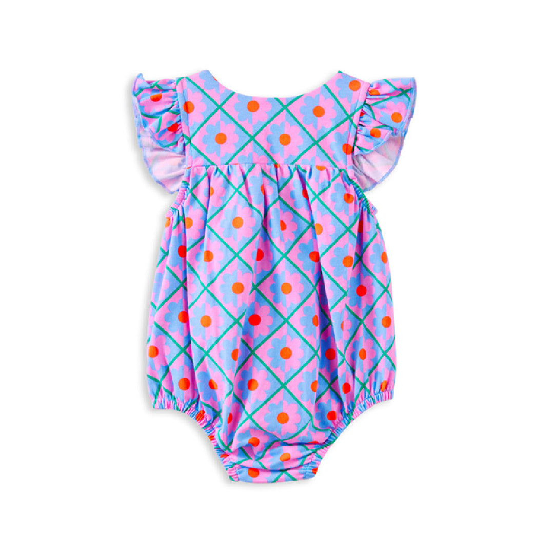 Milky Retro Pop Playsuit