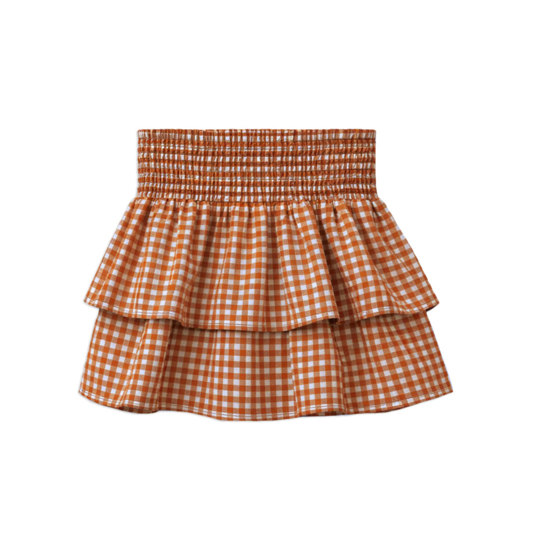 Western Check Skirt