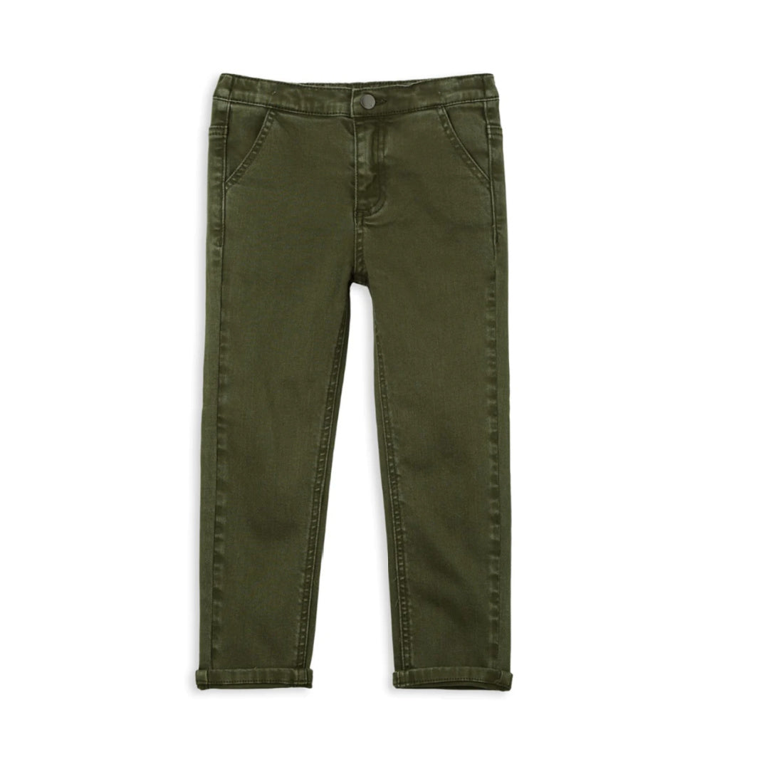 MILKY GREEN DENIM JEANS