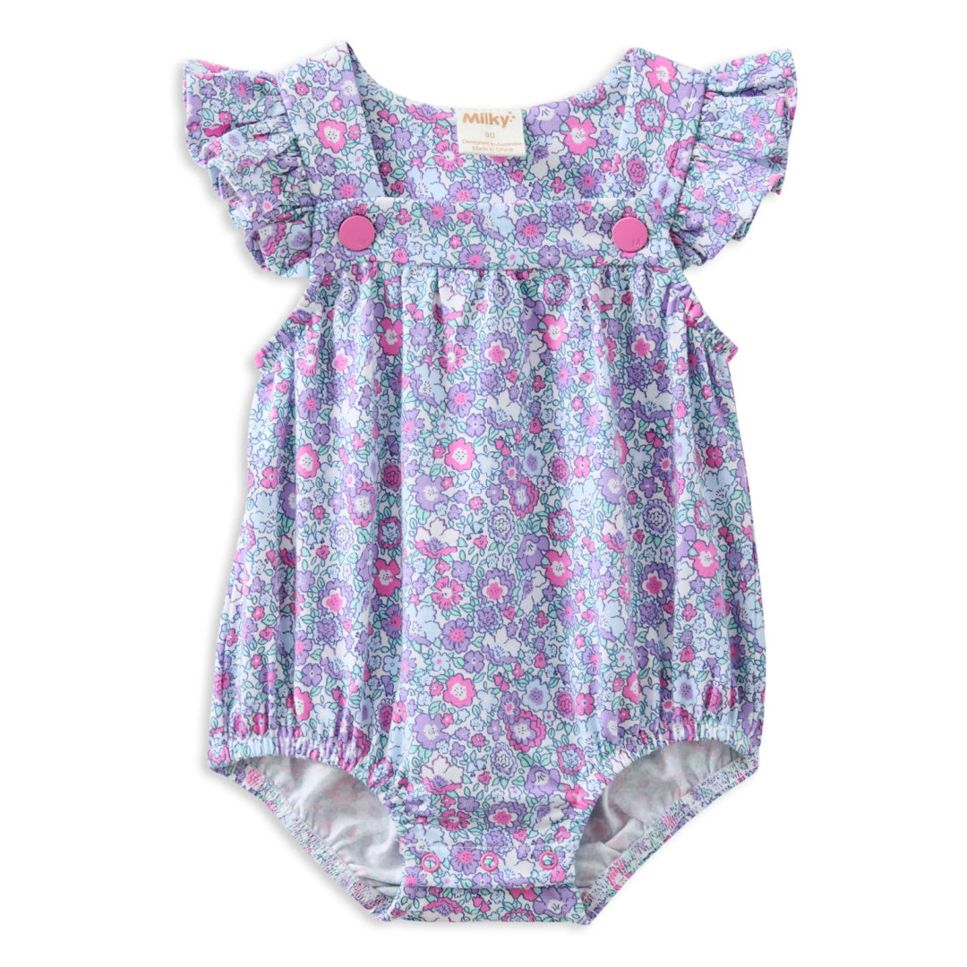 MILKY PRETTY POSY PLAYSUIT