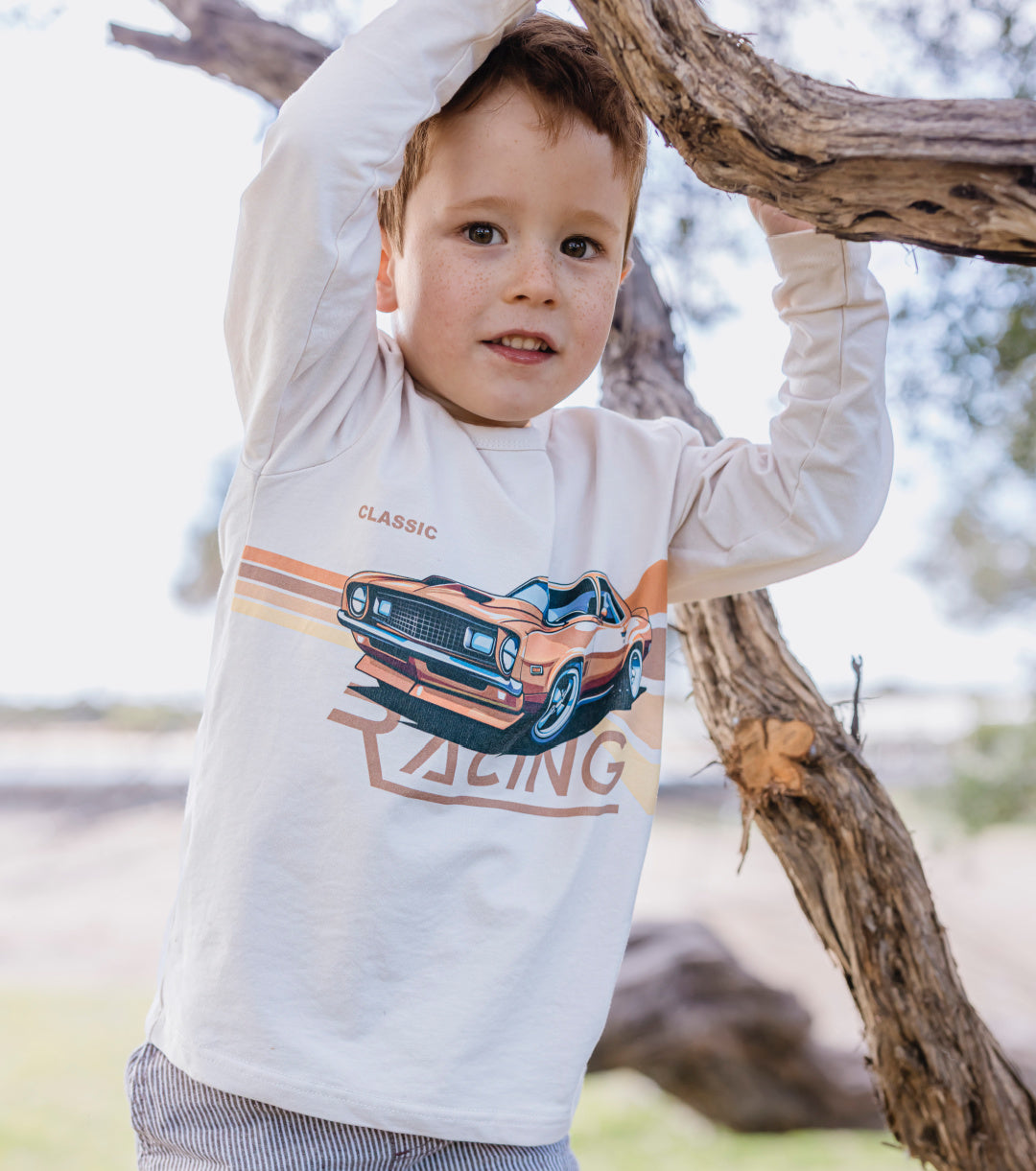 MILKY RETRO RACER TEE