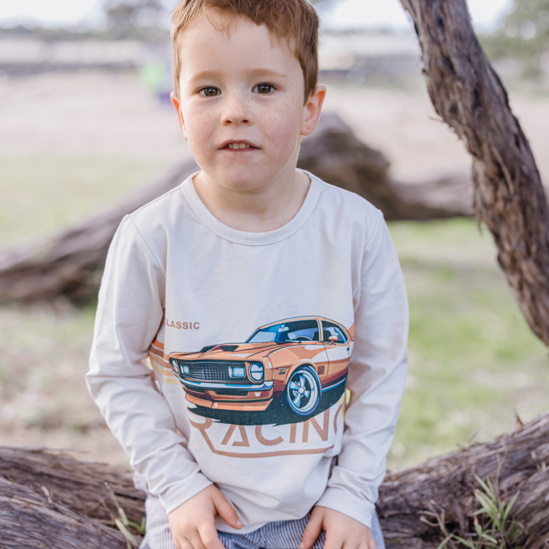 MILKY RETRO RACER TEE