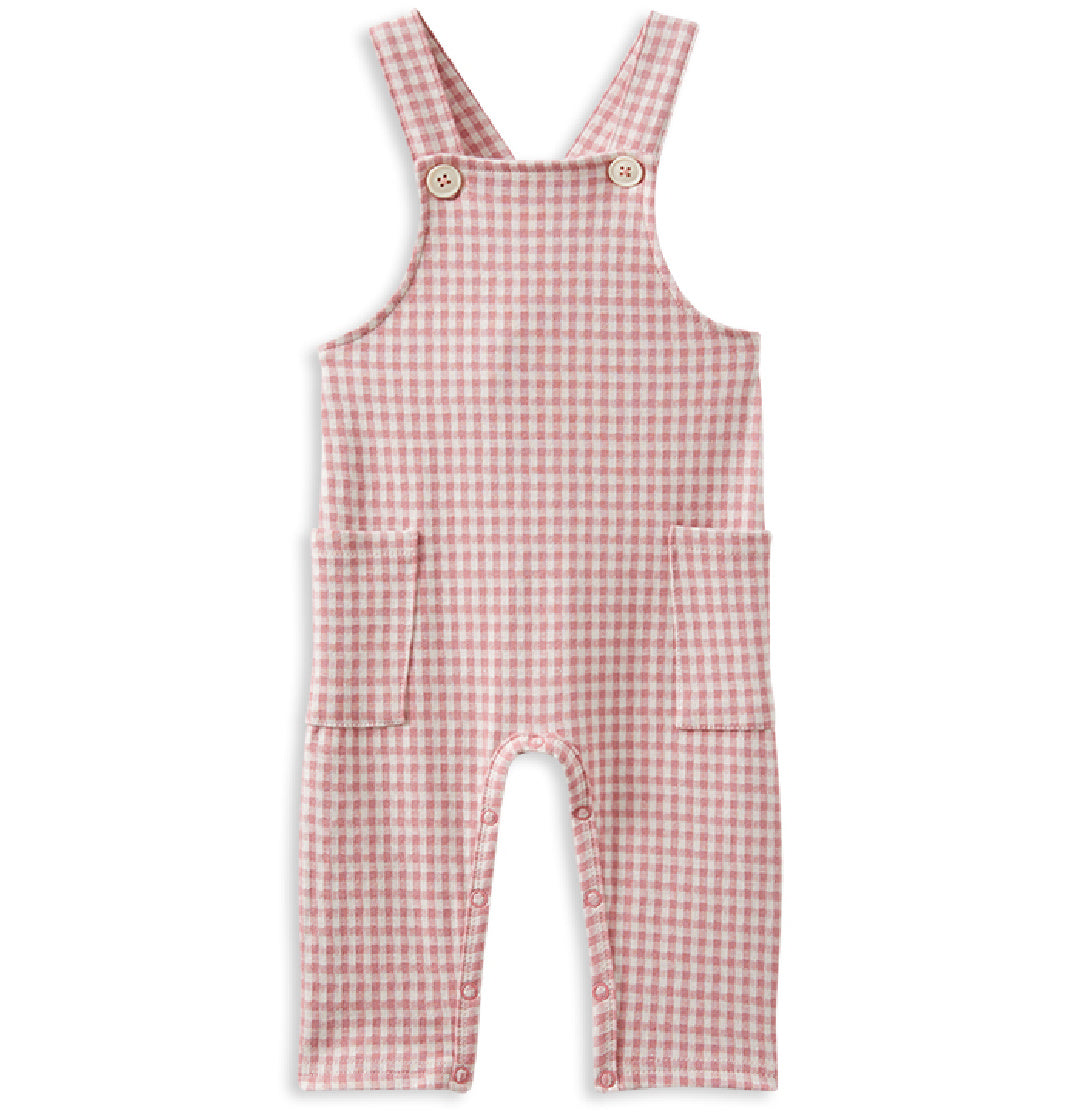 MILKY ROSE CHECK OVERALL