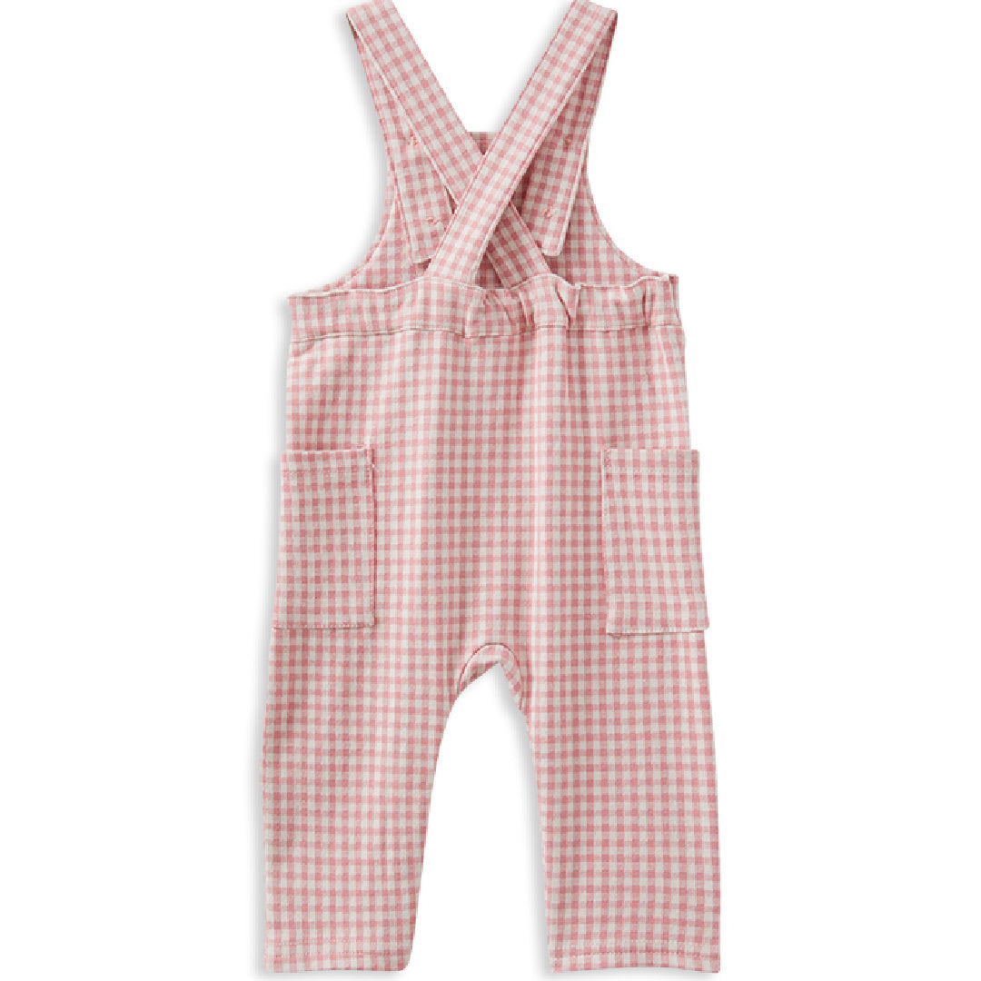 MILKY ROSE CHECK OVERALL