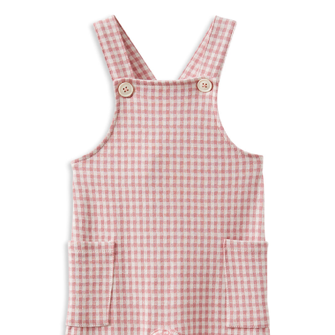 MILKY ROSE CHECK OVERALL
