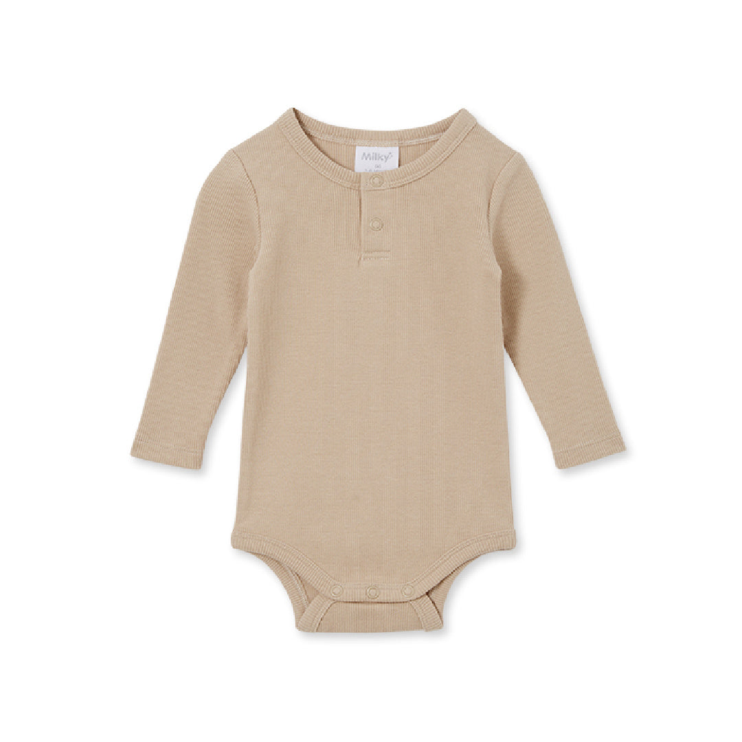 MILKY TRUE NATURAL RIB BUBBYSUIT