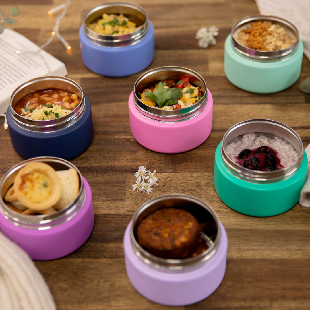 MONTIICO INSULATED MINI FOOD JAR - NAVY