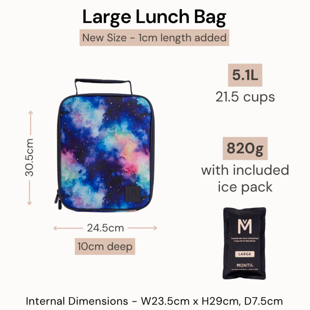 MONTIICO INSULATED LUNCH BAG - SPLAT (LARGER SIZE)