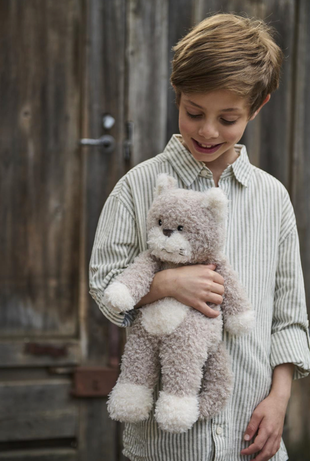 NANA HUCHY CHECKERS THE CAT (GREY)