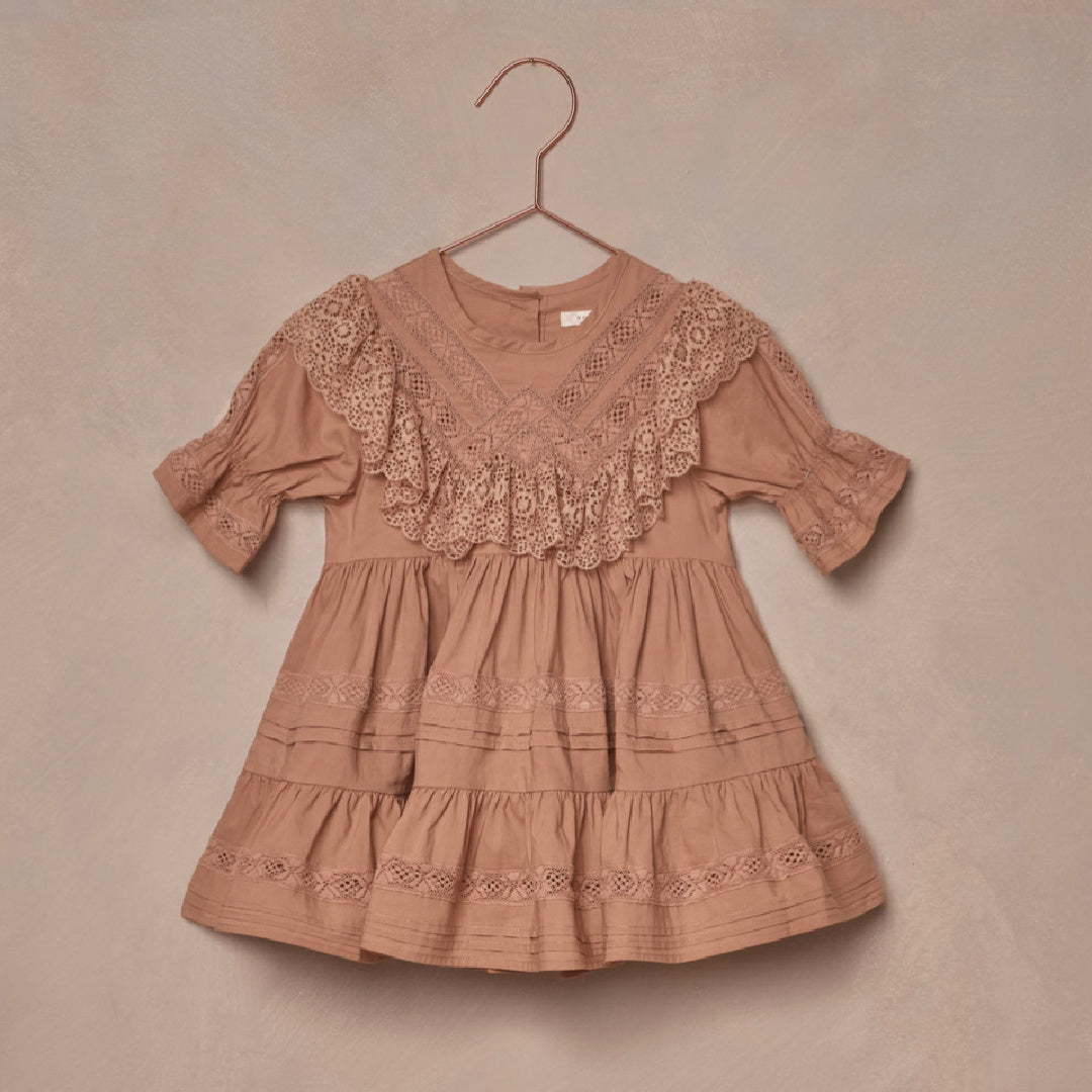 NORALEE GENEVIEVE DRESS - MOCHA
