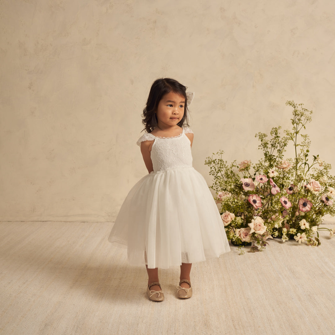 NORALEE CAMILLA DRESS - WHITE