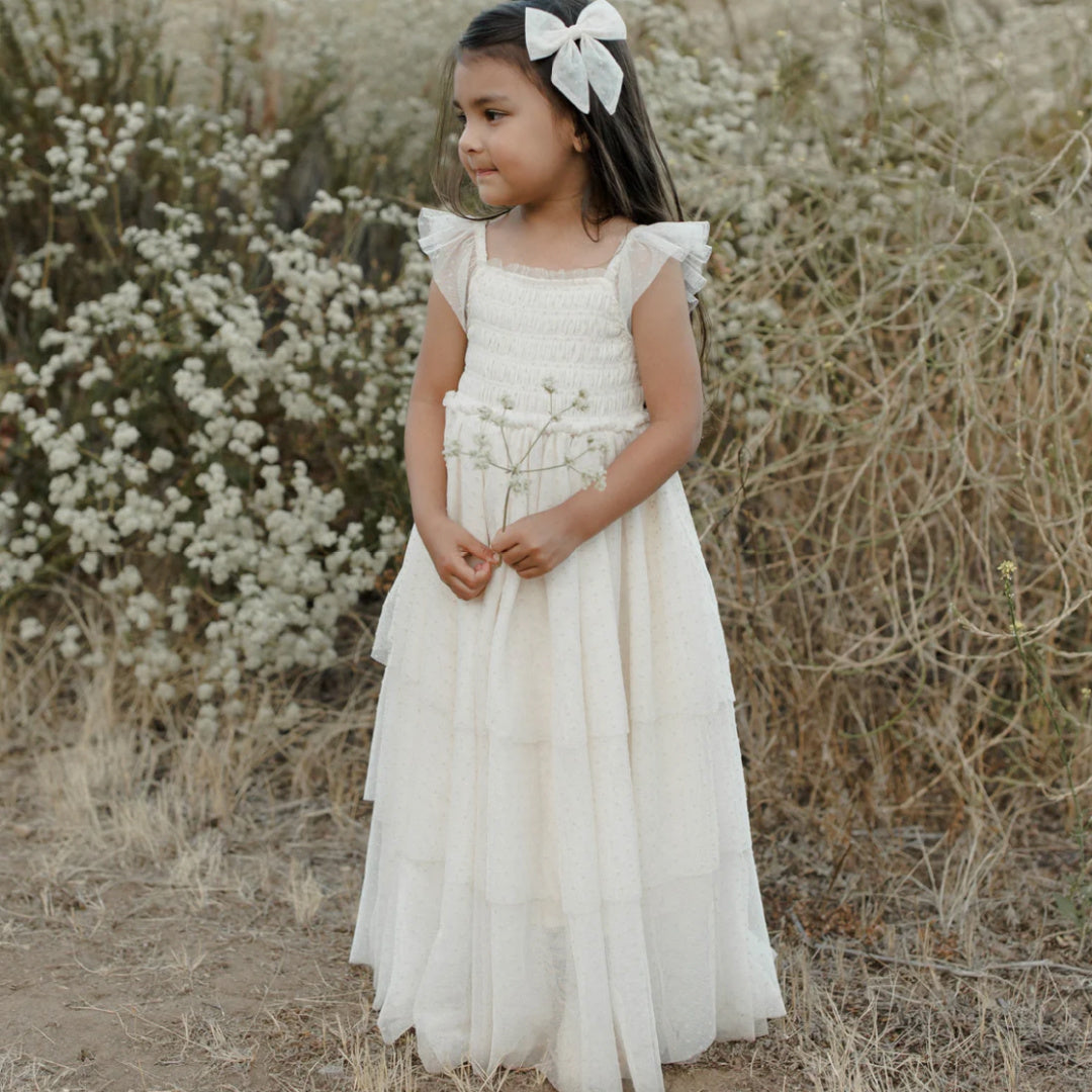 NORALEE VALENTINA DRESS - IVORY