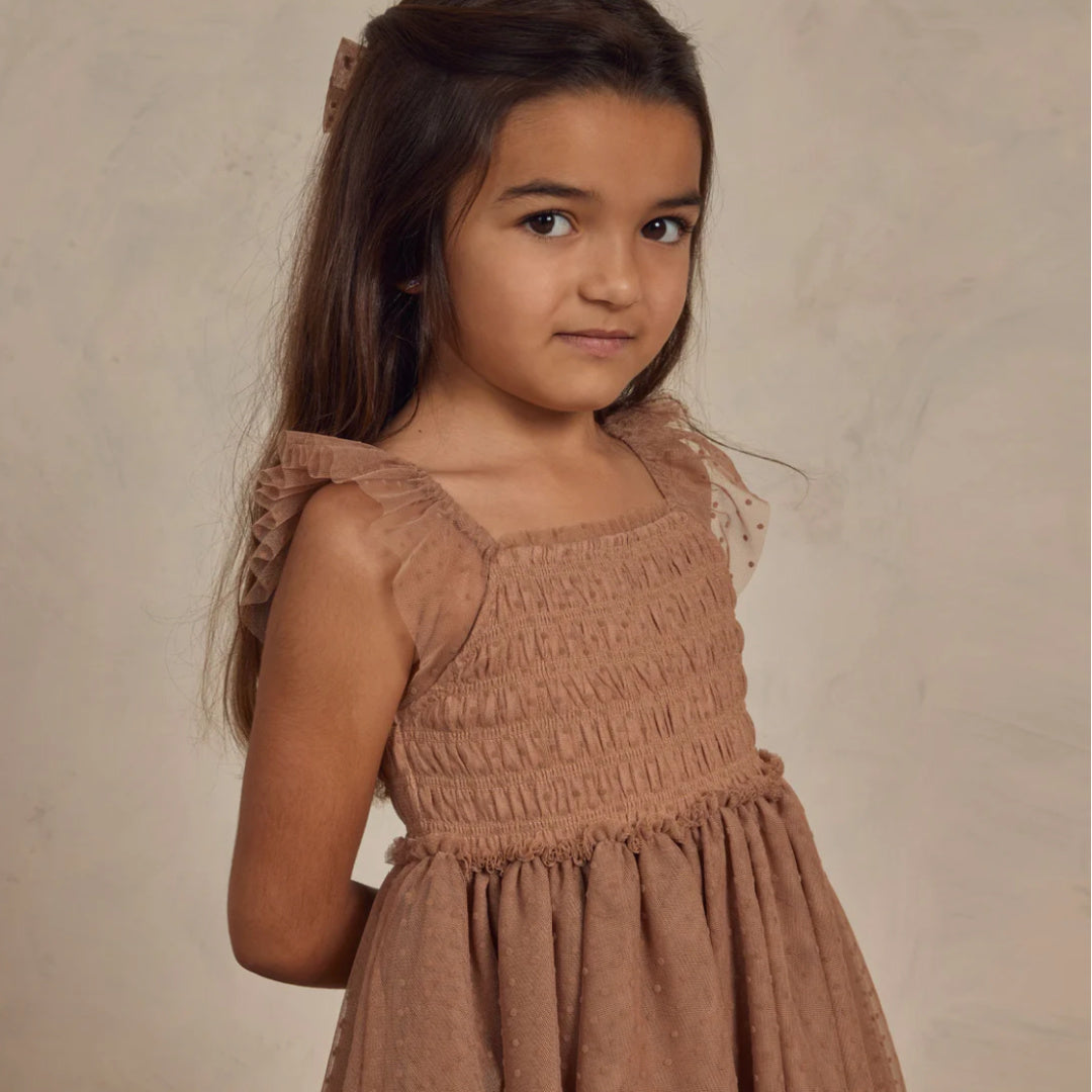 NORALEE VALENTINA DRESS - MOCHA