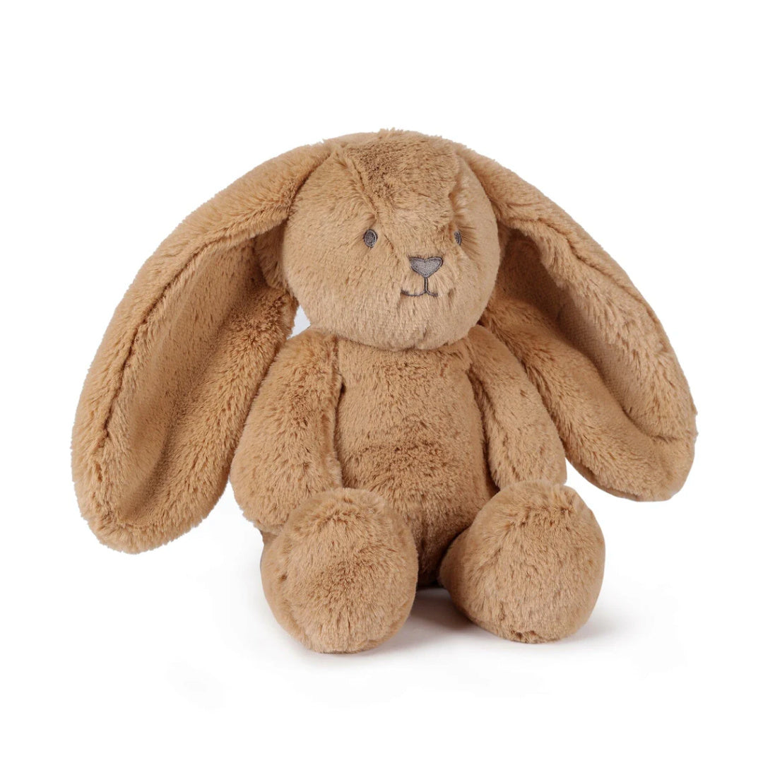 OB DESIGNS BAILEY BUNNY CARAMEL SOFT TOY - 34CM