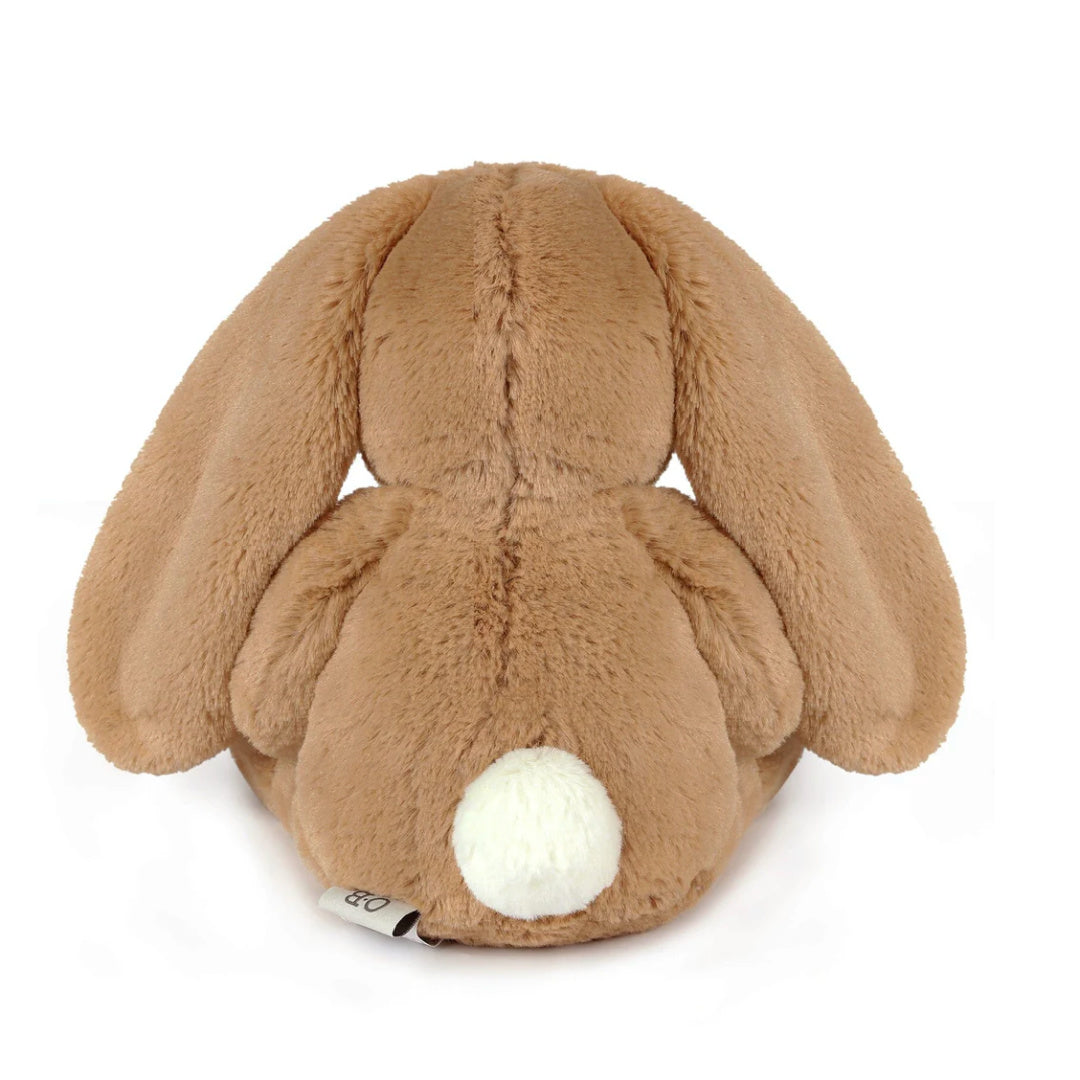 OB DESIGNS BAILEY BUNNY CARAMEL SOFT TOY - 34CM