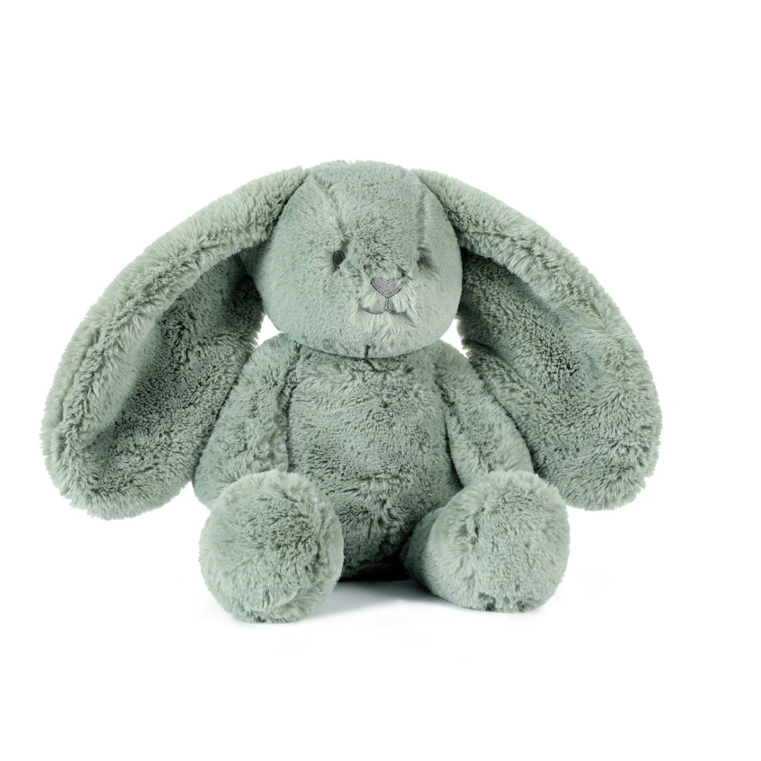 OB DESIGNS BEAU BUNNY SAGE GREEN SOFT TOY - 34CM