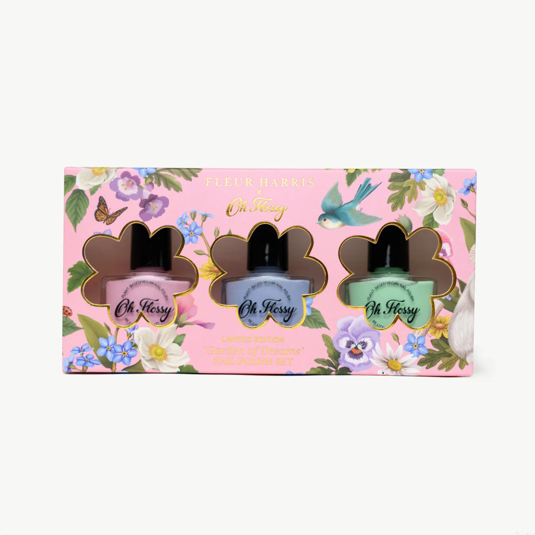 OH FLOSSY X FLEUR HARRIS -  GARDEN OF DREAMS COLLECTION NAIL POLISH SET