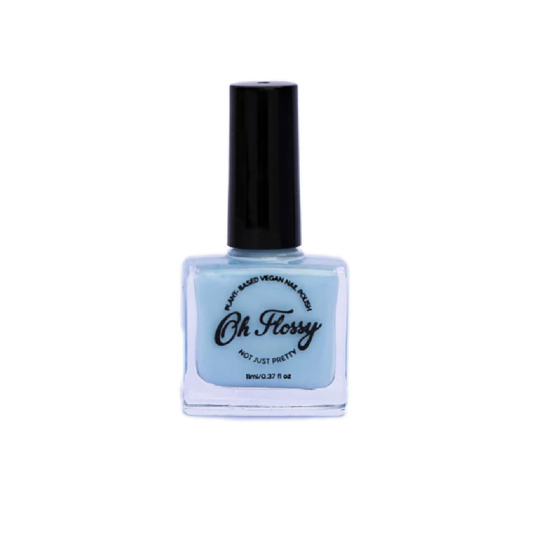OH FLOSSY NAIL POLISH : KIND (CREAM BLUE)