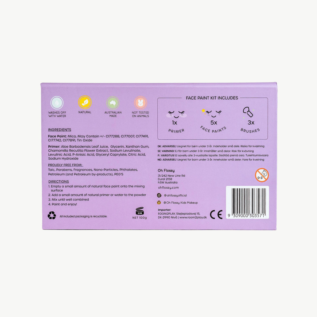 OH FLOSSY MAGIC GARDEN FACE PAINT SET