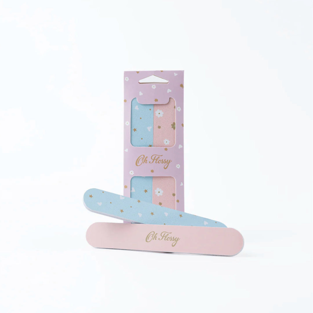 OH FLOSSY KIDS NAIL FILES - 2 PACK