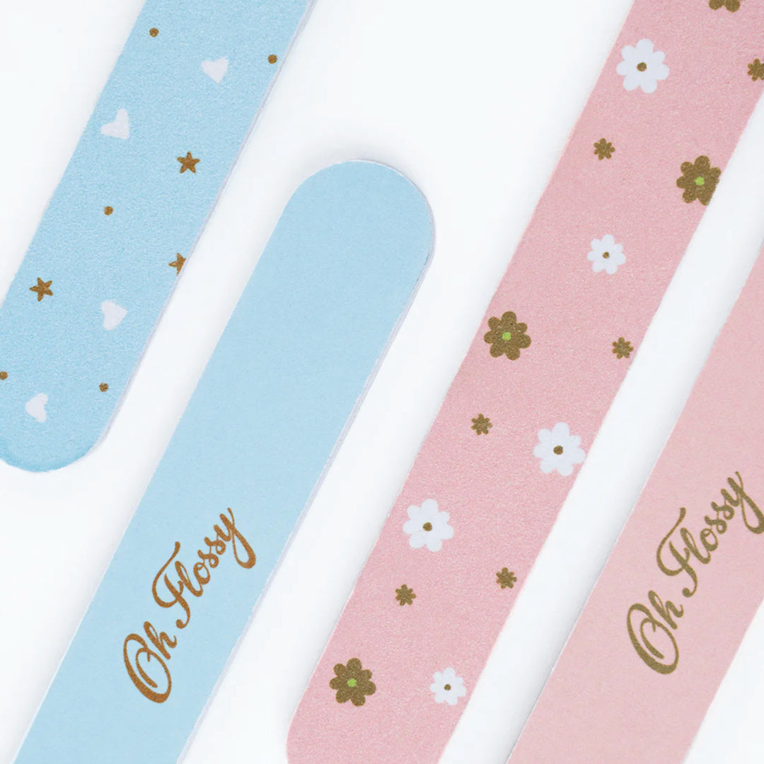 OH FLOSSY KIDS NAIL FILES - 2 PACK